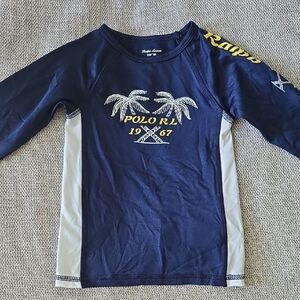 Polo by Ralph Lauren Kids Rashguard - Navy and Yellow